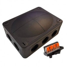WISKA COMBI 310 BK IP66/IP67 Junction Box, 117 x 85 x 51mm, Black